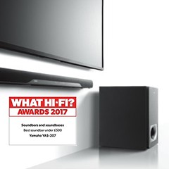 获奖信息：利记sbobet搭载DTS Virtual:X?技术的新款回音壁YAS-207 荣获What Hi-Fi?五星好评
